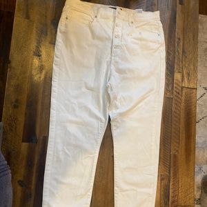 Banana Republic white jeans